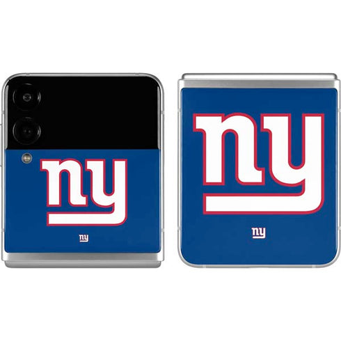 NFL New York Giants Large Logo Galaxy Z Flip4 5G Skin
